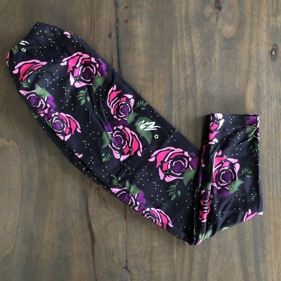 2T- 5 Pink Beauty Leggings - Picture 1 of 3